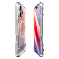 Apple iPhone 17 dėklas skaidrus SPIGEN ULTRA HYBRID ”S” MAG MAGSAFE