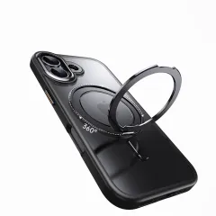 Apple iPhone 17 dėklas Juoda TECH-PROTECT MAGRING MAGSAFE