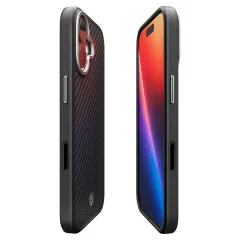 Apple iPhone 17 dėklas Juoda SPIGEN ENZO ARAMID ”T” MAG MAGSAFE