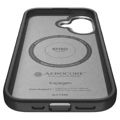 Apple iPhone 17 dėklas Juoda SPIGEN ENZO ARAMID ”T” MAG MAGSAFE