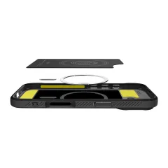 Apple iPhone 17 dėklas Juoda SPIGEN RUGGED ARMOR MAG MAGSAFE
