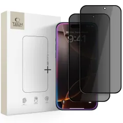 iPhone iPhone 17 apsauginis stiklas TECH-PROTECT GLASS SPY+ PRIVACY 2-PACK Apple iPhone 17