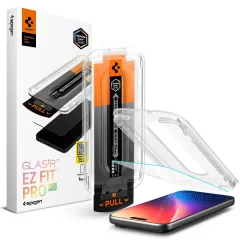 iPhone iPhone 17 apsauginis stiklas SPIGEN GLAS.TR ”EZ FIT PRO” Apple iPhone 17