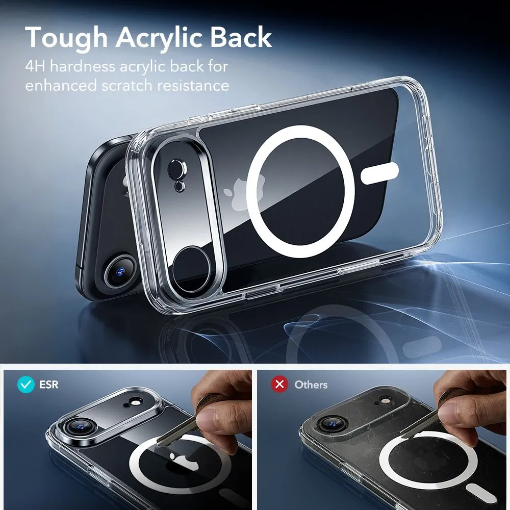 Apple iPhone 17 Air skal transparent ESR CLASSIC HYBRID MAGSAFE & TEMPERED GLASS