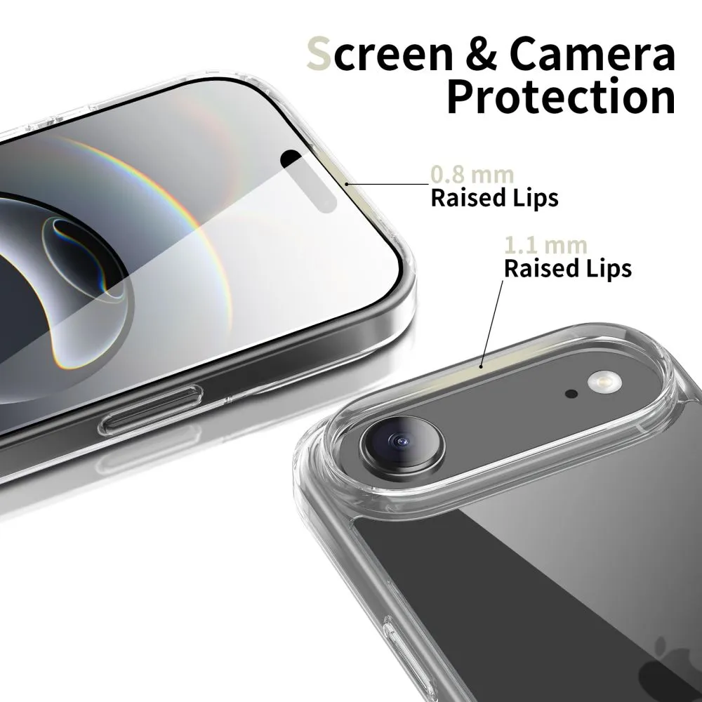 Apple iPhone 17 Air vāciņš caurspīdīgs TECH-PROTECT FLEXAIR HYBRID