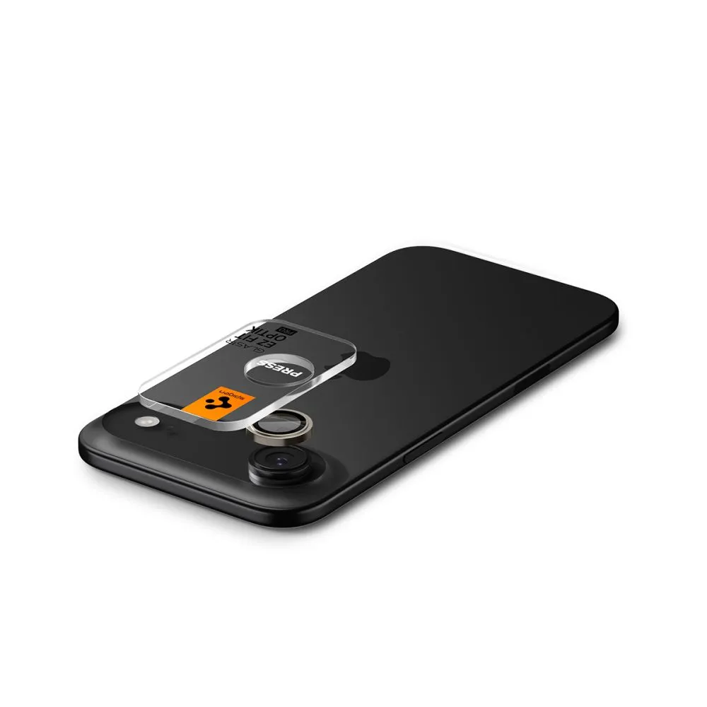 Apple iPhone 17 Air skärmskydd svart SPIGEN OPTIK PRO GLAS.TR ”EZ FIT” CAMERA PROTECTOR 2-PACK