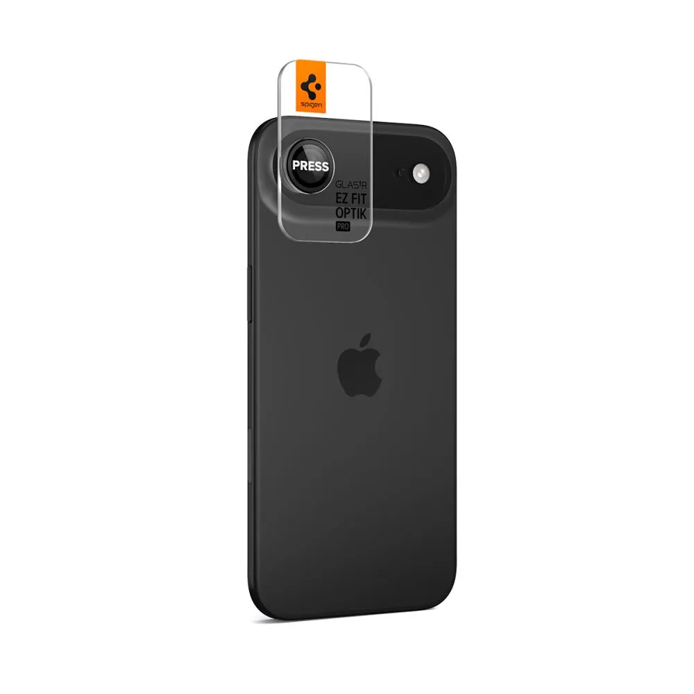 Apple iPhone 17 Air skärmskydd svart SPIGEN OPTIK PRO GLAS.TR ”EZ FIT” CAMERA PROTECTOR 2-PACK