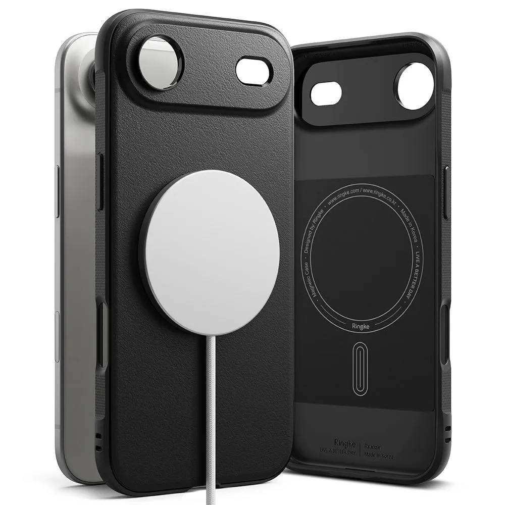 Apple iPhone 17 Air skal svart RINGKE ONYX MAGNETIC MAGSAFE
