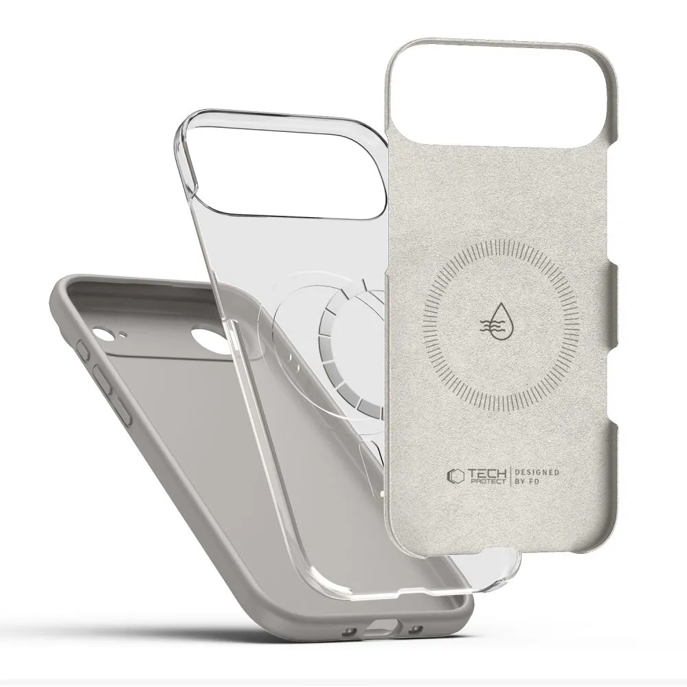 Apple iPhone 17 Air skal grå TECH-PROTECT SILICONE MAGSAFE