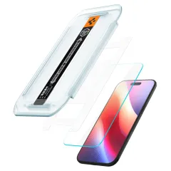 Apple iPhone 17 Air skärmskydd  SPIGEN GLAS.TR ”EZ FIT” 2-PACK