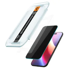 Apple iPhone 17 Air skärmskydd  SPIGEN GLAS.TR ”EZ FIT” PRIVACY 2-PACK