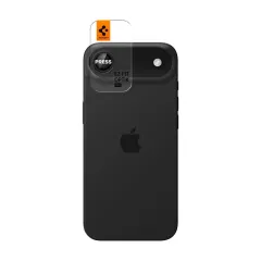 Apple iPhone 17 Air skärmskydd svart SPIGEN OPTIK PRO GLAS.TR ”EZ FIT” CAMERA PROTECTOR 2-PACK