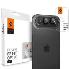 iPhone iPhone 17 Air skärmskydd SPIGEN OPTIK PRO GLAS.TR ”EZ FIT” CAMERA PROTECTOR 2-PACK Apple iPhone 17 Air