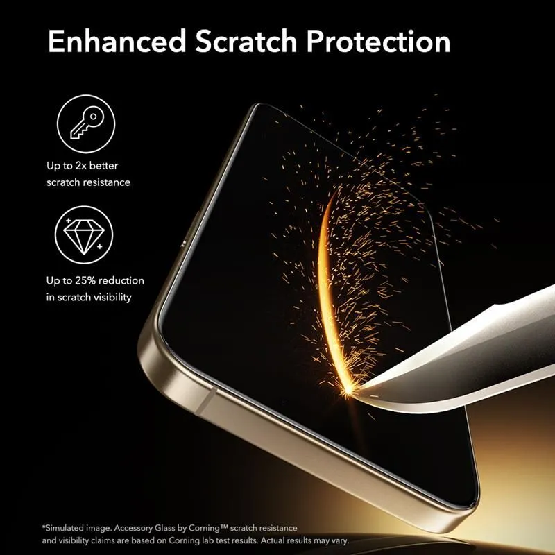 Apple iPhone 17 Pro aizsargstikls  ESR ULTRAFIT ARMORITE PRO TEMPERED GLASS