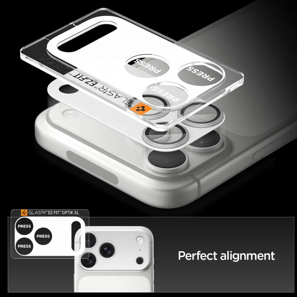 Apple iPhone 17 Pro kaitseklaas SPIGEN OPTIK PRO XL GLAS.TR ”EZ FIT” CAMERA PROTECTOR