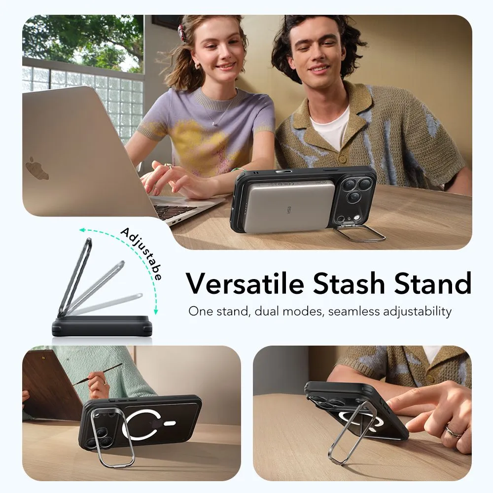 Apple iPhone 17 Pro vāciņš  ESR CLASSIC HYBRID KICKSTAND MAGSAFE