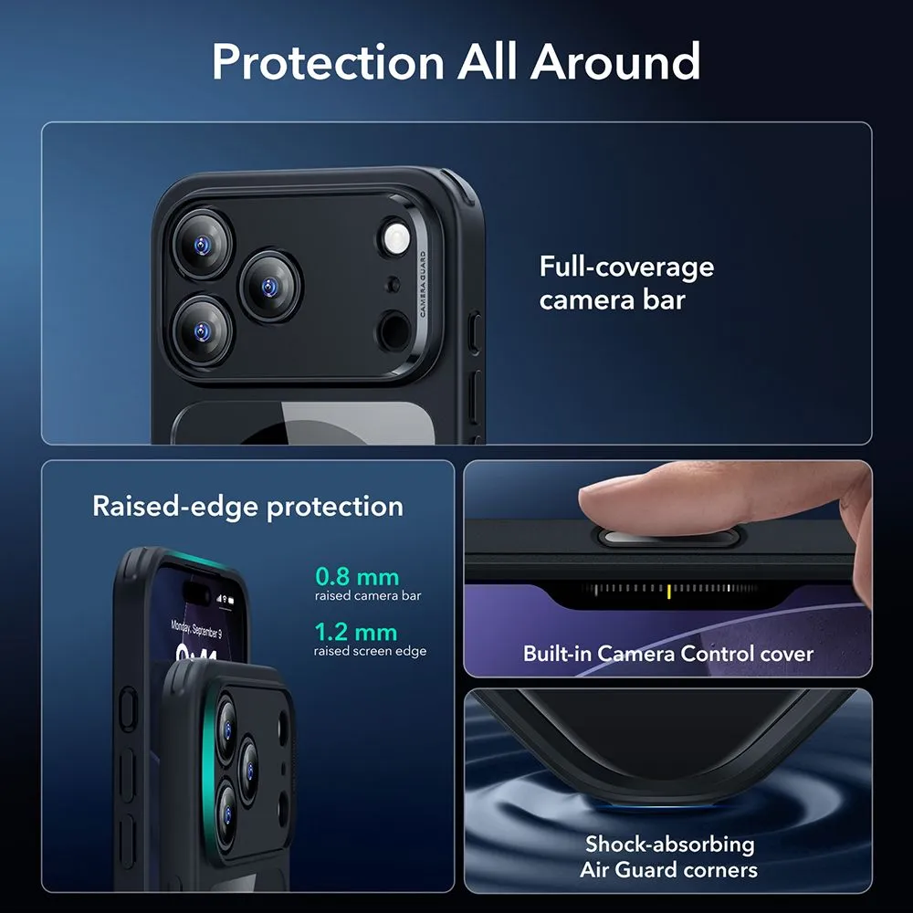 Apple iPhone 17 Pro case  ESR CLASSIC HYBRID MAGSAFE & TEMPERED GLASS