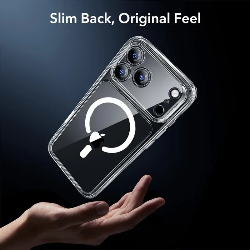 Apple iPhone 17 Pro skal transparent ESR CLASSIC HYBRID MAGSAFE & TEMPERED GLASS