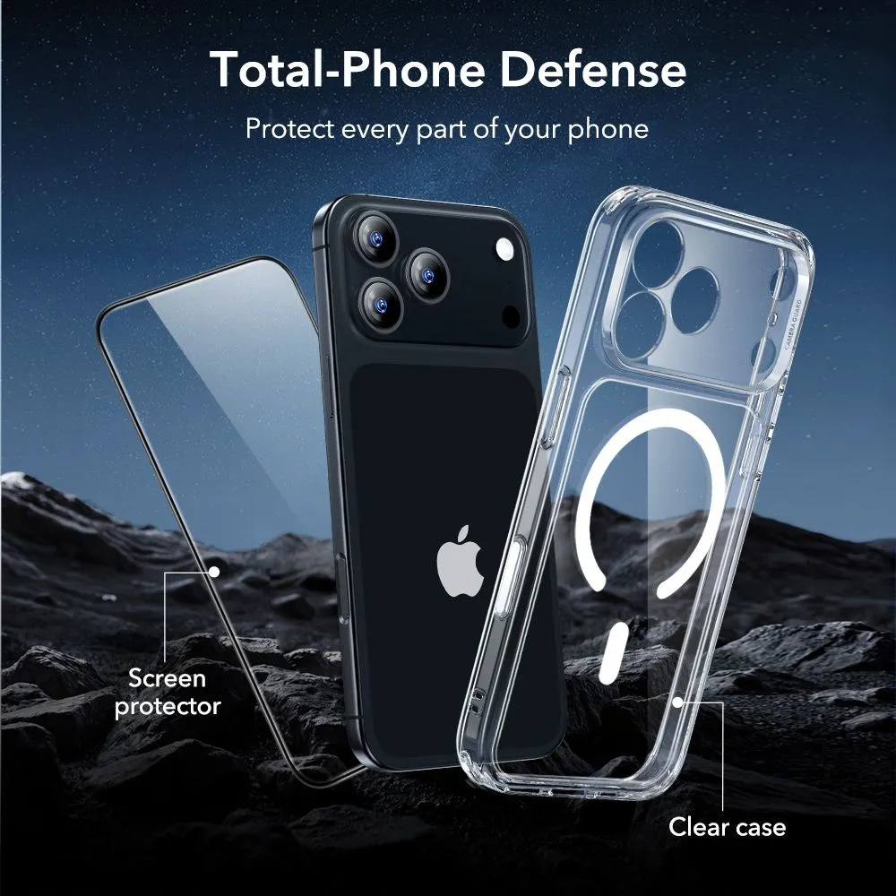 Apple iPhone 17 Pro skal transparent ESR CLASSIC HYBRID MAGSAFE & TEMPERED GLASS