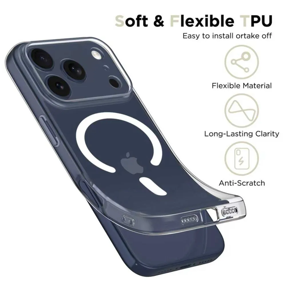 Apple iPhone 17 Pro case transparent TECH-PROTECT FLEXAIR MAGSAFE