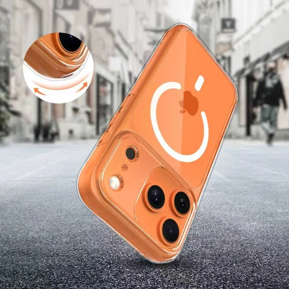 Apple iPhone 17 Pro skal transparent TECH-PROTECT MAGPEAK MAGSAFE CC