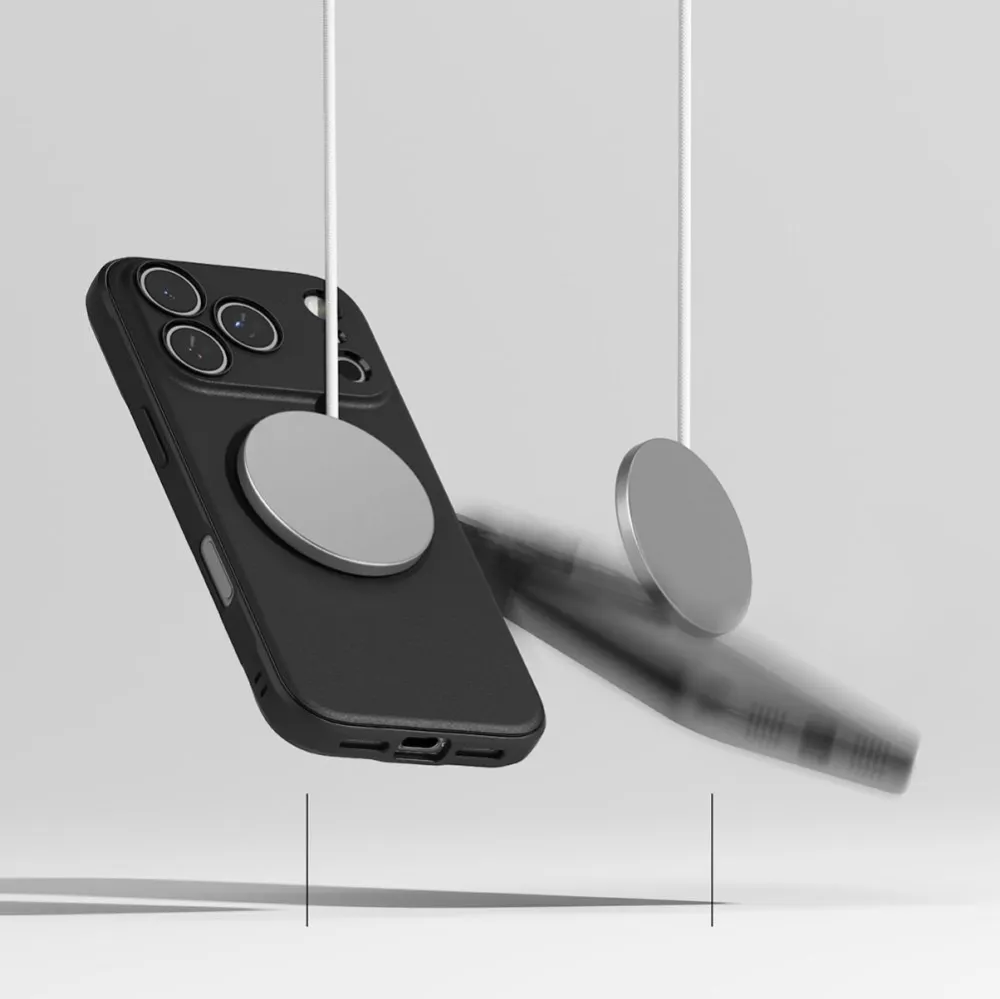 Apple iPhone 17 Pro vāciņš melns RINGKE ONYX MAGNETIC MAGSAFE