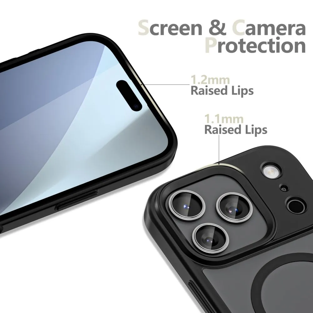 Apple iPhone 17 Pro vāciņš melns TECH-PROTECT MAGMAT MAGSAFE