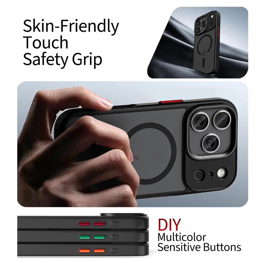 Apple iPhone 17 Pro vāciņš melns TECH-PROTECT MAGMAT XT 4-SET MAGSAFE