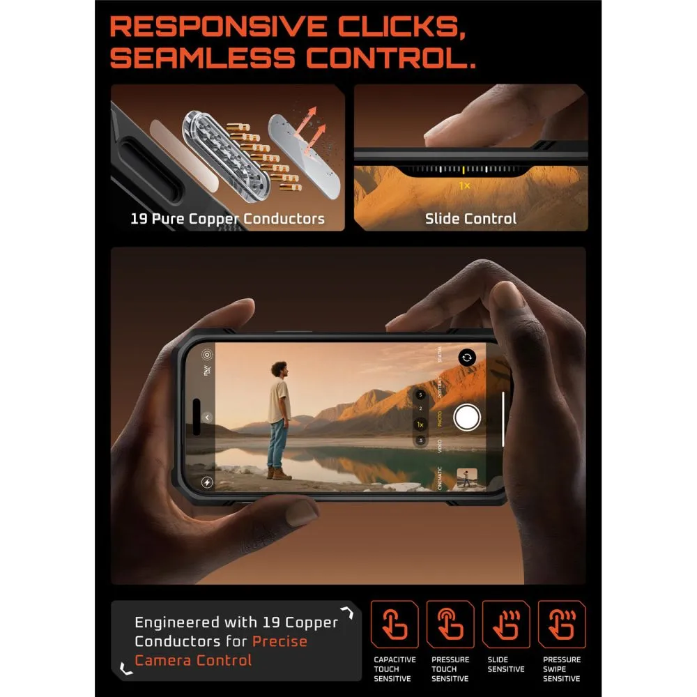 Apple iPhone 17 Pro skal grön SUPCASE UB GRIP MAG MAGSAFE