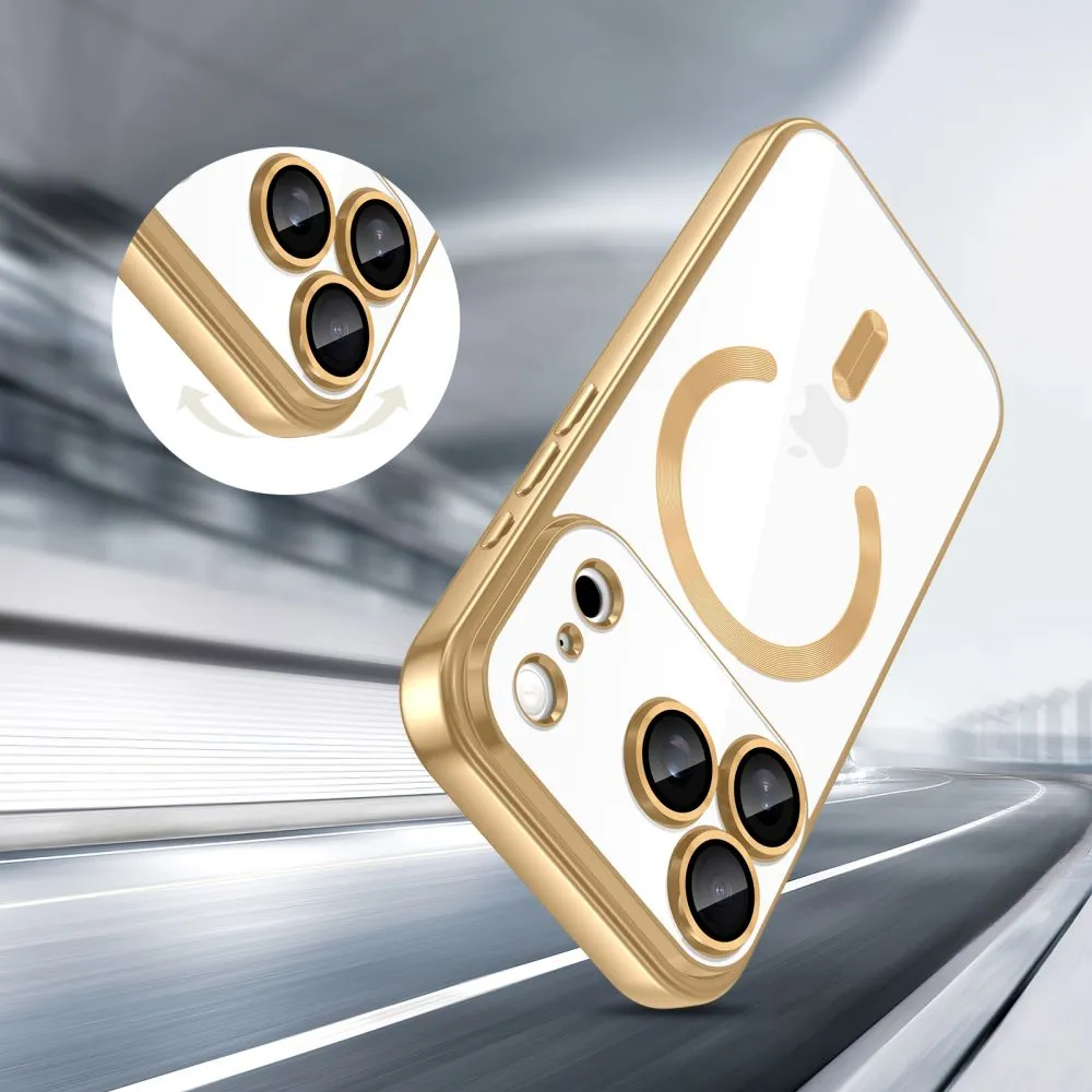 Apple iPhone 17 Pro case golden TECH-PROTECT MAGFLEX MAGSAFE