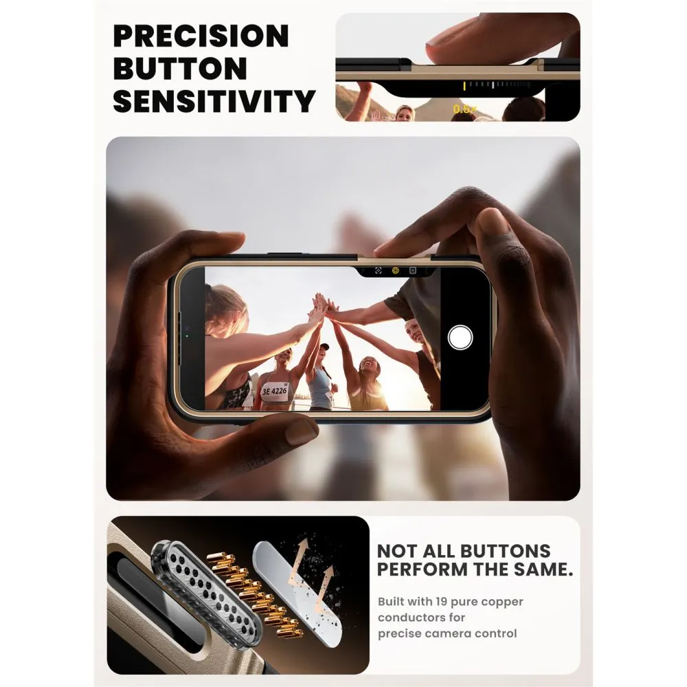 Apple iPhone 17 Pro case golden SUPCASE IBLSN ARES FLIP MAG MAGSAFE