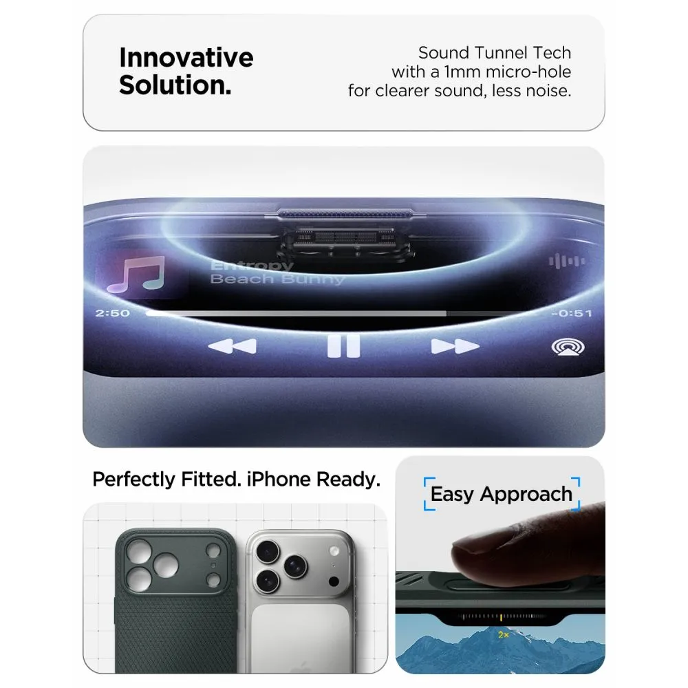 Apple iPhone 17 Pro skal grön SPIGEN LIQUID AIR
