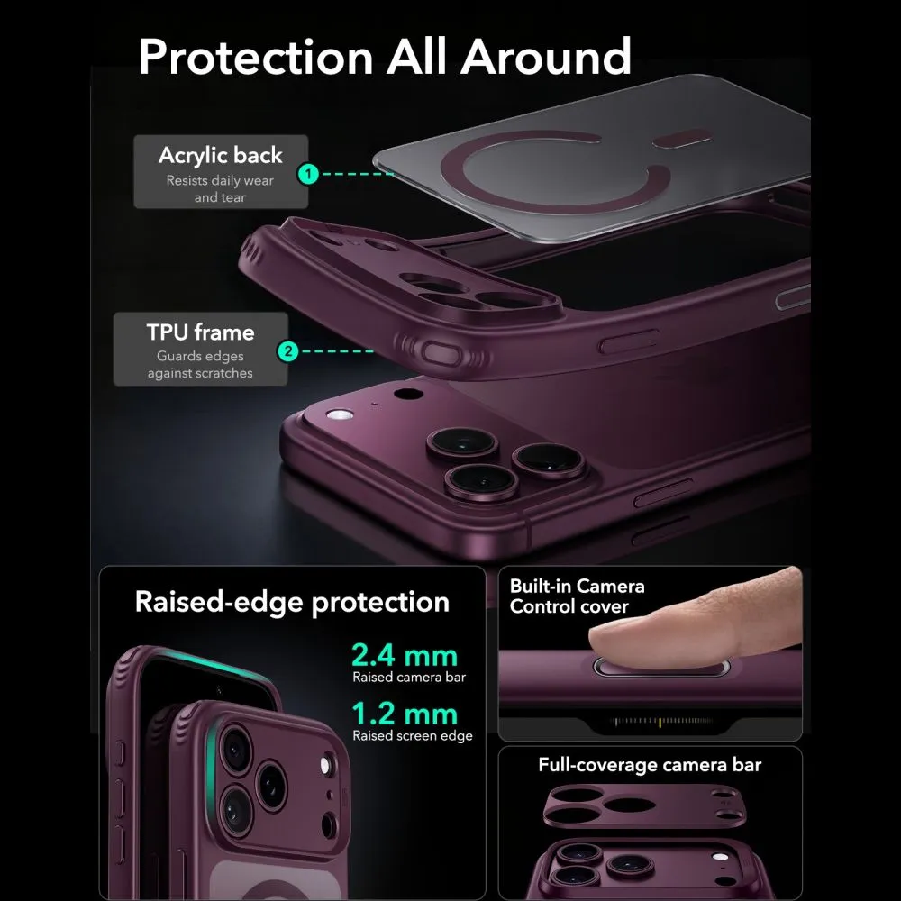 Apple iPhone 17 Pro Telefona vāciņš  ESR CLASSIC HYBRID MAGSAFE