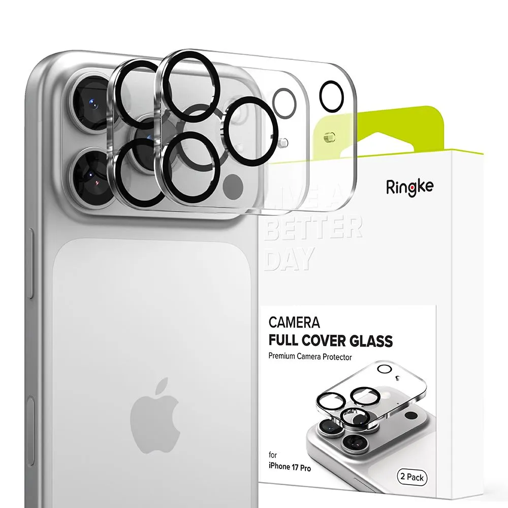 Apple iPhone 17 Pro kaitseklaas RINGKE CAMERA FULL COVER 2-PACK