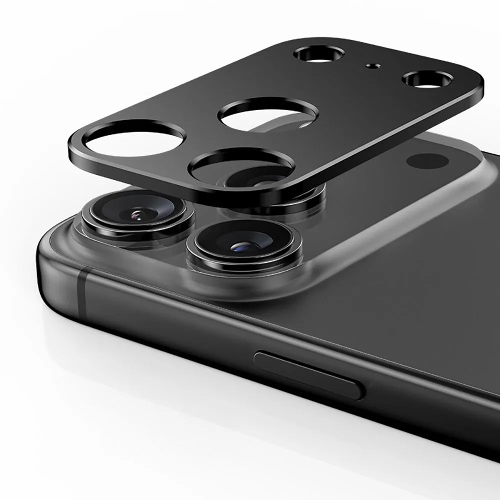 Apple iPhone 17 Pro aizsargstikls melns TECH-PROTECT CAMALLOY FIT+