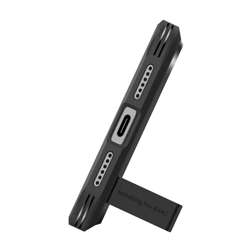 Apple iPhone 17 Pro vāciņš melns SPIGEN TOUGH ARMOR ”T” MAG MAGSAFE
