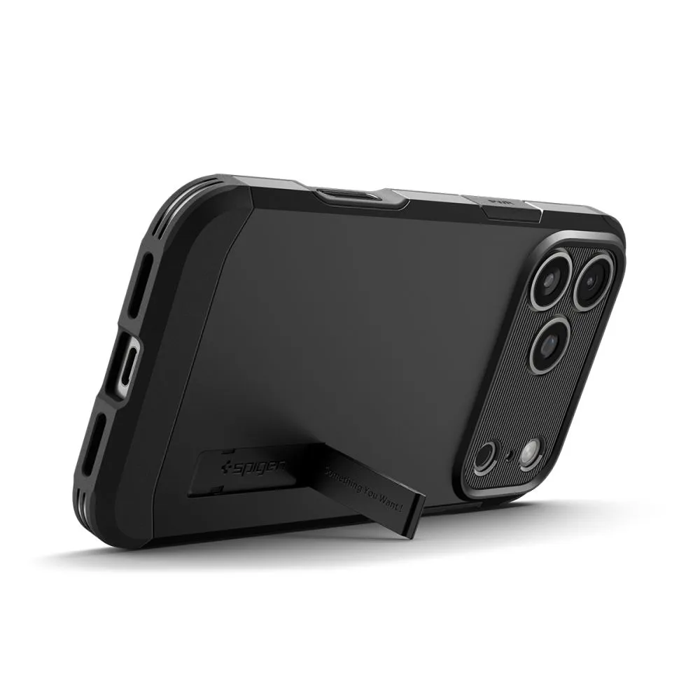 Apple iPhone 17 Pro vāciņš melns SPIGEN TOUGH ARMOR ”T” MAG MAGSAFE