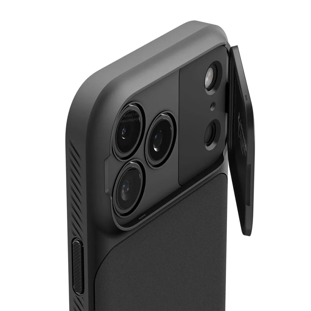 Apple iPhone 17 Pro Telefona vāciņš melns SPIGEN OPTIK ARMOR MAG MAGSAFE
