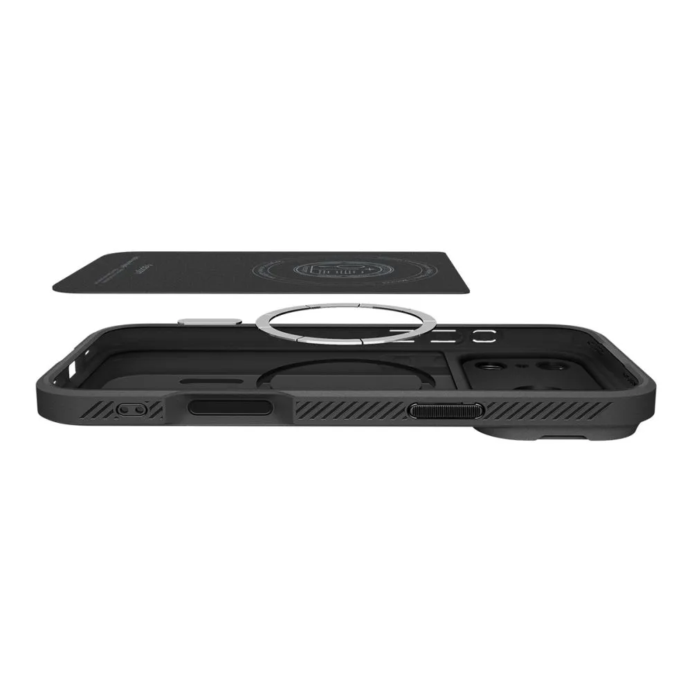 Apple iPhone 17 Pro Telefona vāciņš melns SPIGEN OPTIK ARMOR MAG MAGSAFE