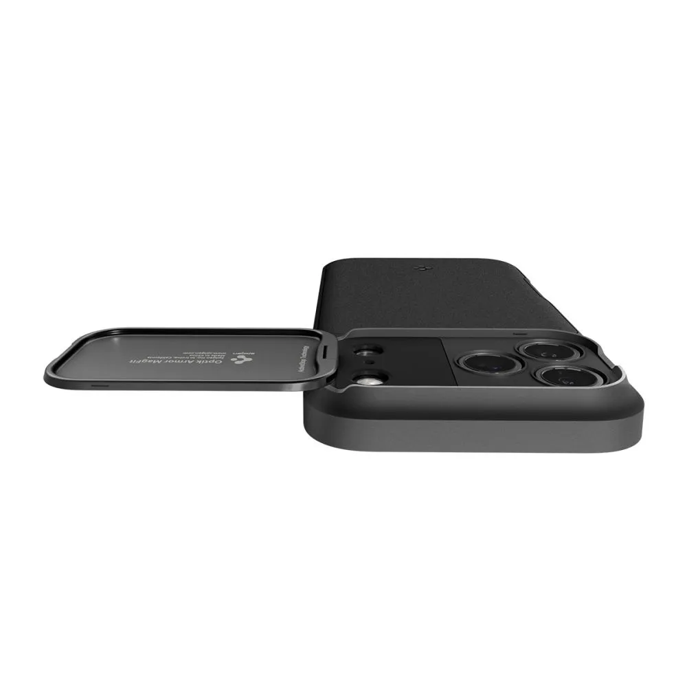 Apple iPhone 17 Pro Telefona vāciņš melns SPIGEN OPTIK ARMOR MAG MAGSAFE