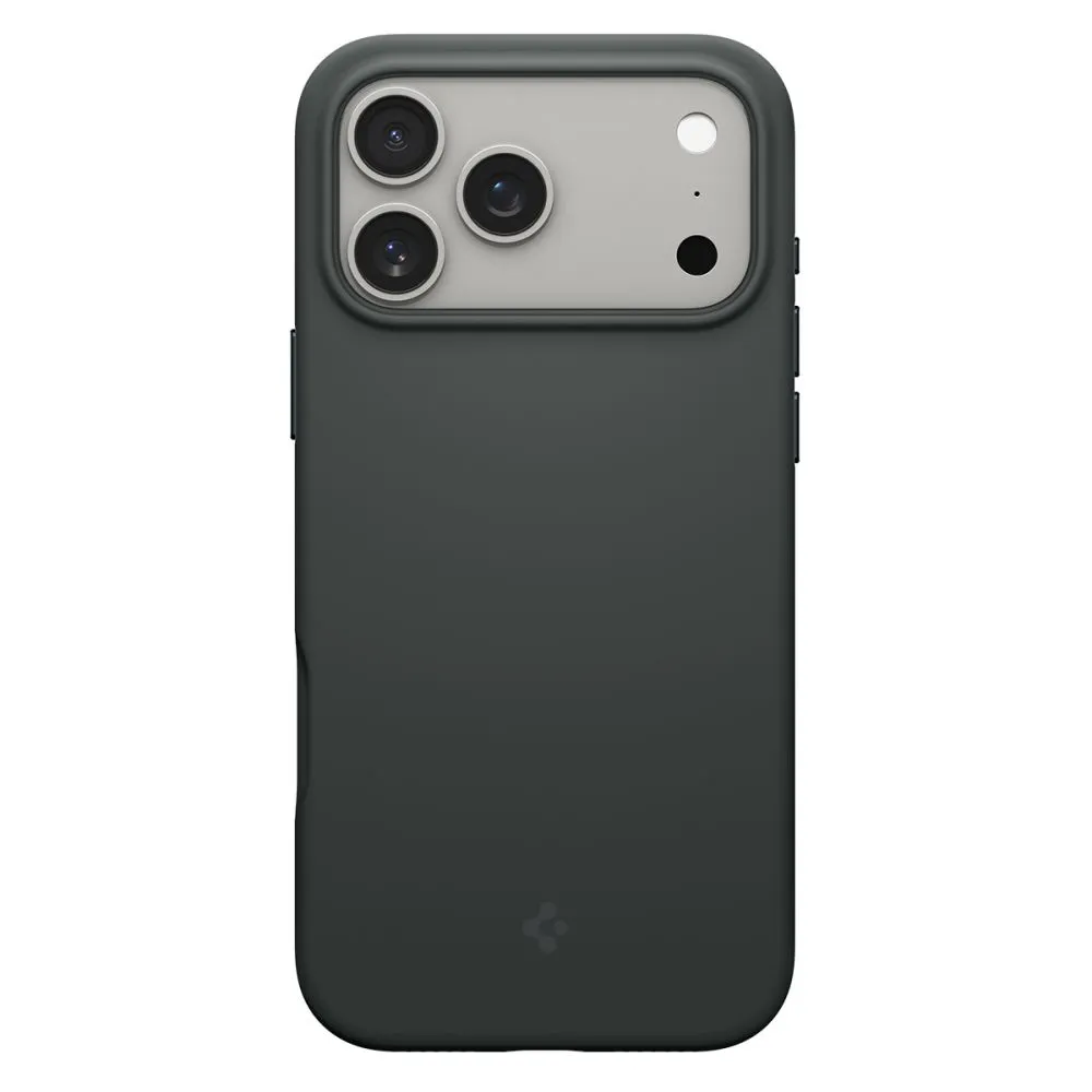 Apple iPhone 17 Pro skal grön SPIGEN SILICONE FIT MAG MAGSAFE