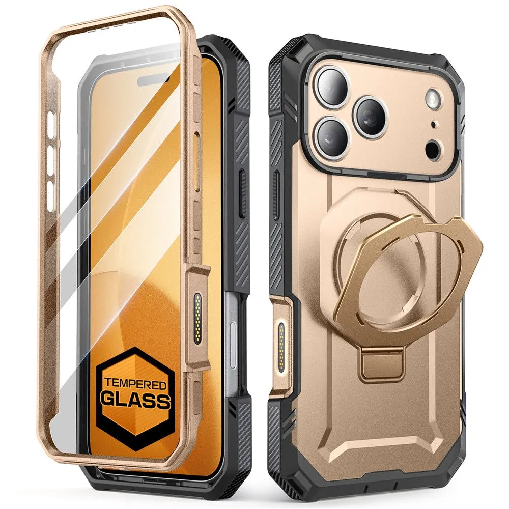 Apple iPhone 17 Pro skal gyllene SUPCASE UB GRIP PRO MAG MAGSAFE