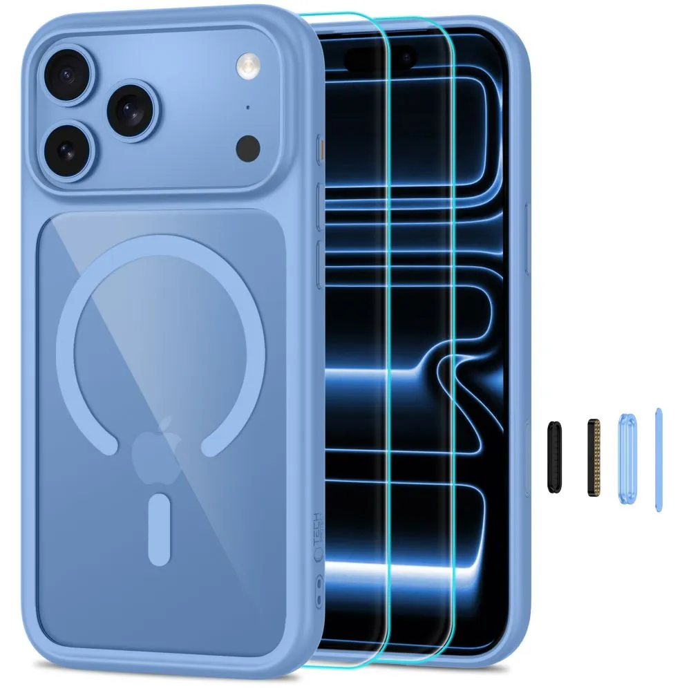Apple iPhone 17 Pro Telefona vāciņš TECH-PROTECT MAGONE MAGSAFE CC + GLASS 2-PACK
