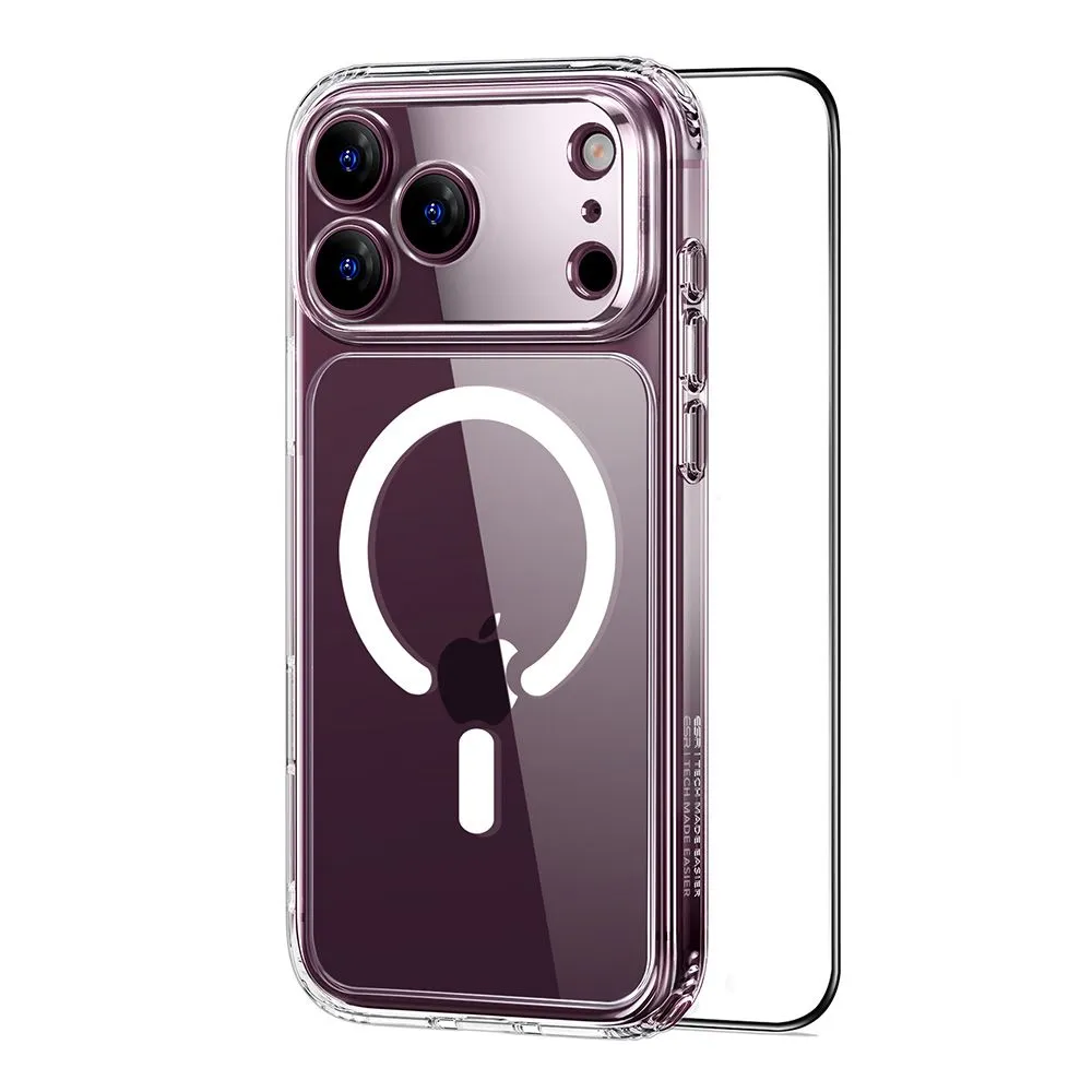 Apple iPhone 17 Pro Telefona vāciņš  ESR CLASSIC HYBRID MAGSAFE &amp TEMPERED GLASS