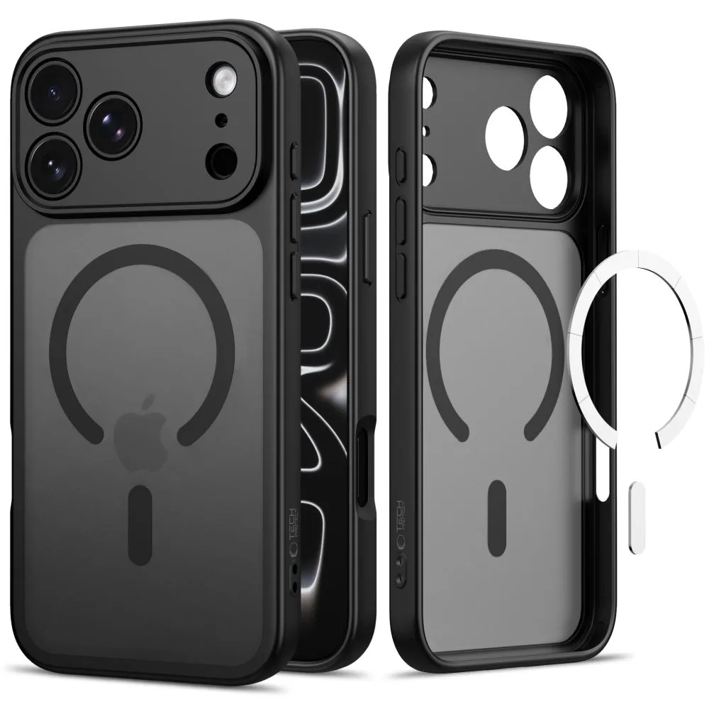 Apple iPhone 17 Pro Telefona vāciņš melns TECH-PROTECT BASICMAG MAGSAFE