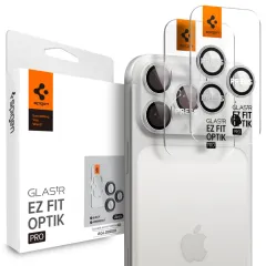 iPhone iPhone 17 Pro aizsargstikls SPIGEN OPTIK PRO GLAS.TR ”EZ FIT” CAMERA PROTECTOR 2-PACK Apple iPhone 17 Pro