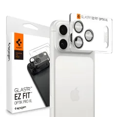 iPhone iPhone 17 Pro aizsargstikls SPIGEN OPTIK PRO XL GLAS.TR ”EZ FIT” CAMERA PROTECTOR Apple iPhone 17 Pro