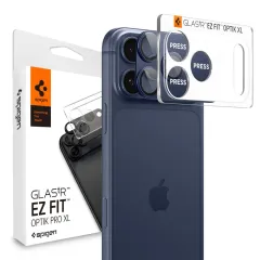 iPhone iPhone 17 Pro aizsargstikls SPIGEN OPTIK PRO XL GLAS.TR ”EZ FIT” CAMERA PROTECTOR Apple iPhone 17 Pro