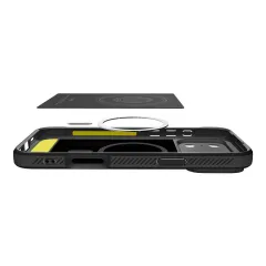 Apple iPhone 17 Pro skal svart SPIGEN RUGGED ARMOR MAG MAGSAFE