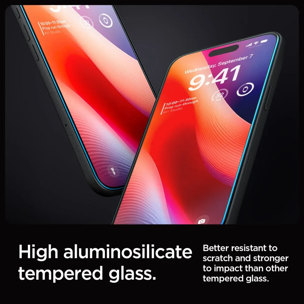 Apple iPhone 17 Pro Max Aizsargstikls  SPIGEN GLAS.TR ”EZ FIT” 2-PACK